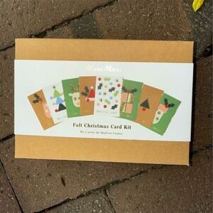 Meri Meri Christmas Felt Card Kit DIY Holiday Greeting Craft festive handmade‎